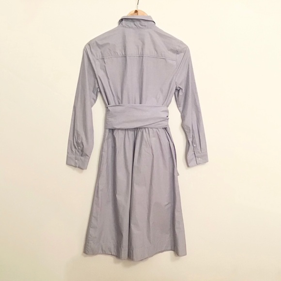 J. Crew NWT 2 Tie Waist Cotton Shirt Dress - Picture 7 of 10